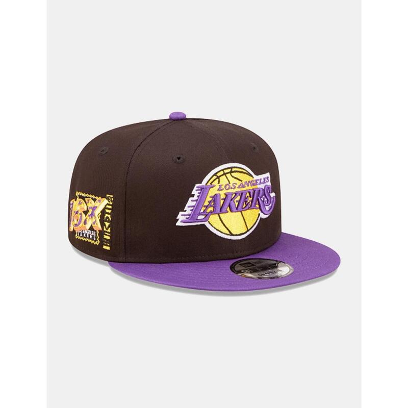 Casquette Snapback 9FIFTY NBA Los Angeles Lakers Team Patch Unisexe NEW ERA