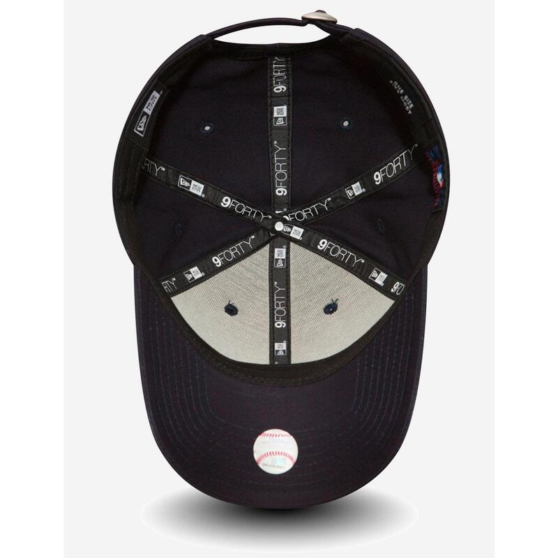 Casquette MLB New York Yankees New Era League Essential 39THIRTY Noir logo blanc