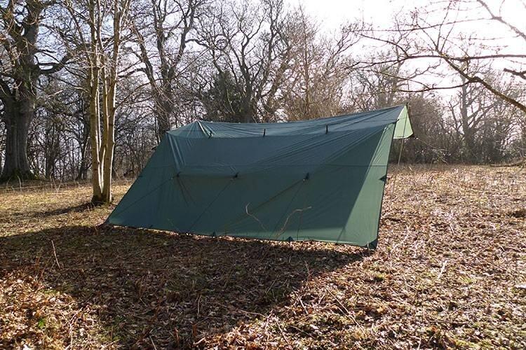 DD Hammocks Tarp 5x5 Olive Green 5/6