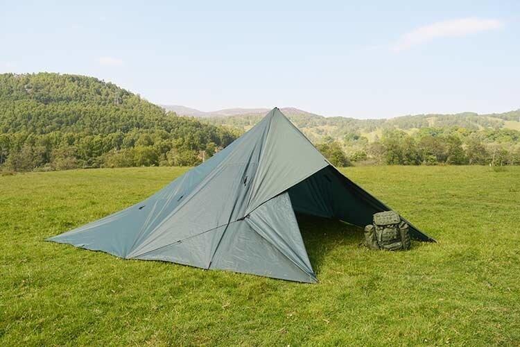 DD Hammocks Tarp 5x5 Olive Green 4/6