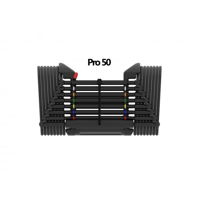 PowerBlock PRO 50 Verstelbare Dumbbell Set - 1 - 23 kg 3/3