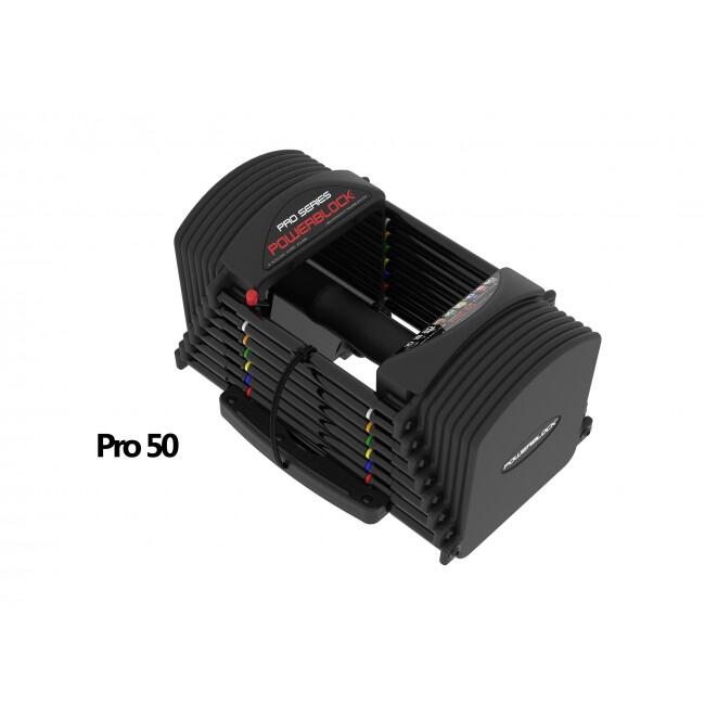 PowerBlock PRO 50 Verstelbare Dumbbell Set - 1 - 23 kg 2/3