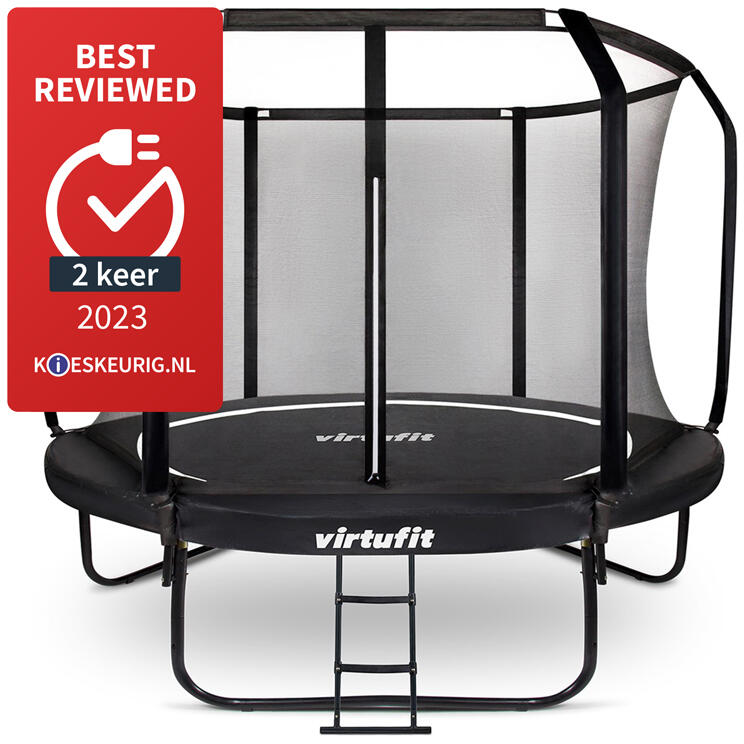 Premium Trampoline met Veiligheidsnet - Rond - 366 cm