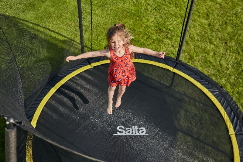 7ft x 5ft Salta Black Rectangular Comfort Edition Trampoline 6/7