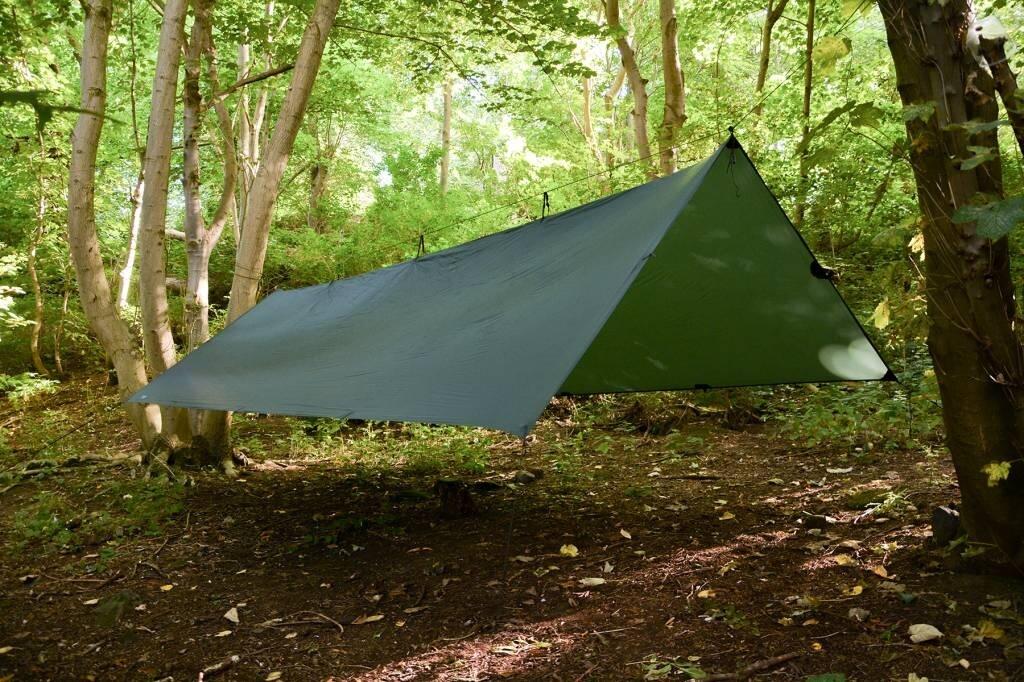 DD Hammocks Superlight Tarp XL - Olive Green 4/6