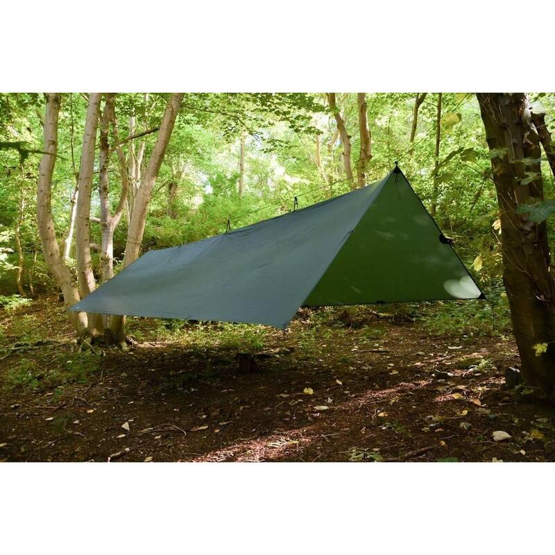 Tenda Superlight Prelata XL Olive Green DDHammocks 450 × 290 cm