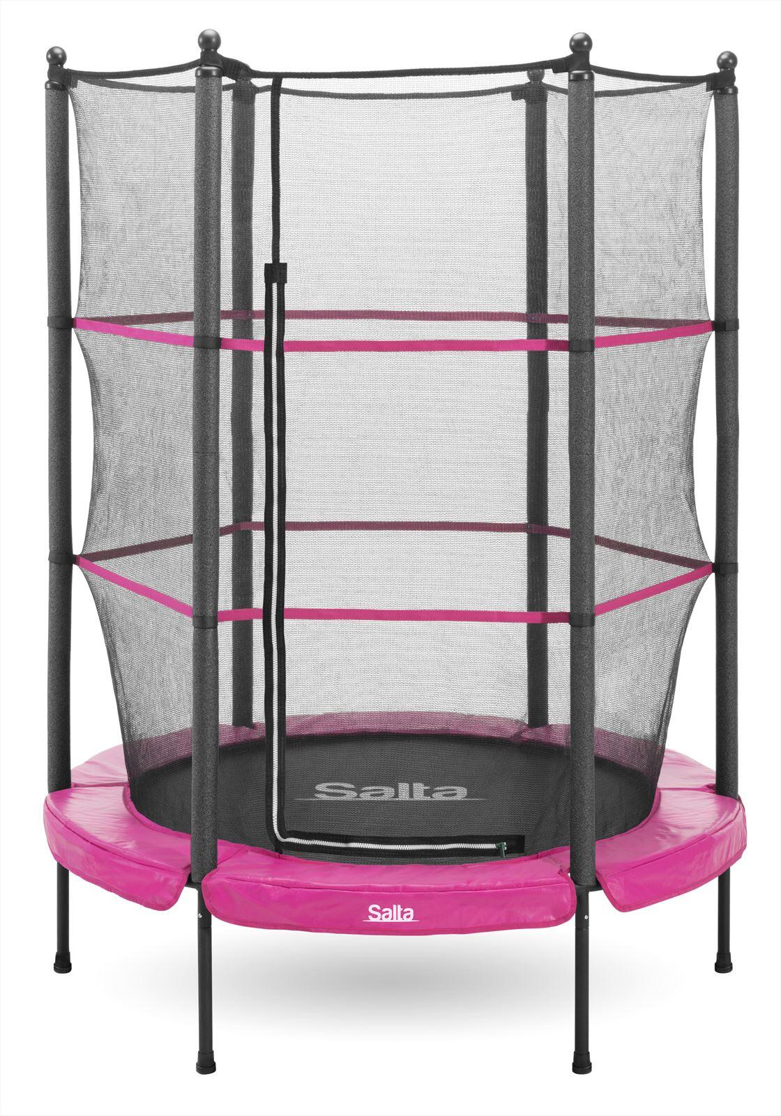 SALTA Trampoline Junior - 140 cm - Rond Roze