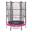 Trambulina copii de exterior Rotunda SALTA Junior 140 cm - Roz