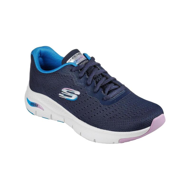 Zapatillas caminar Mujer Skechers Arch Fit Infinity Cool azul marino