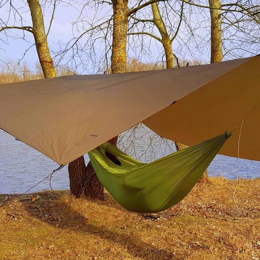 Bushmen Ultraleichtes Tarp 3x2 - Dunkel-Olive 2/6