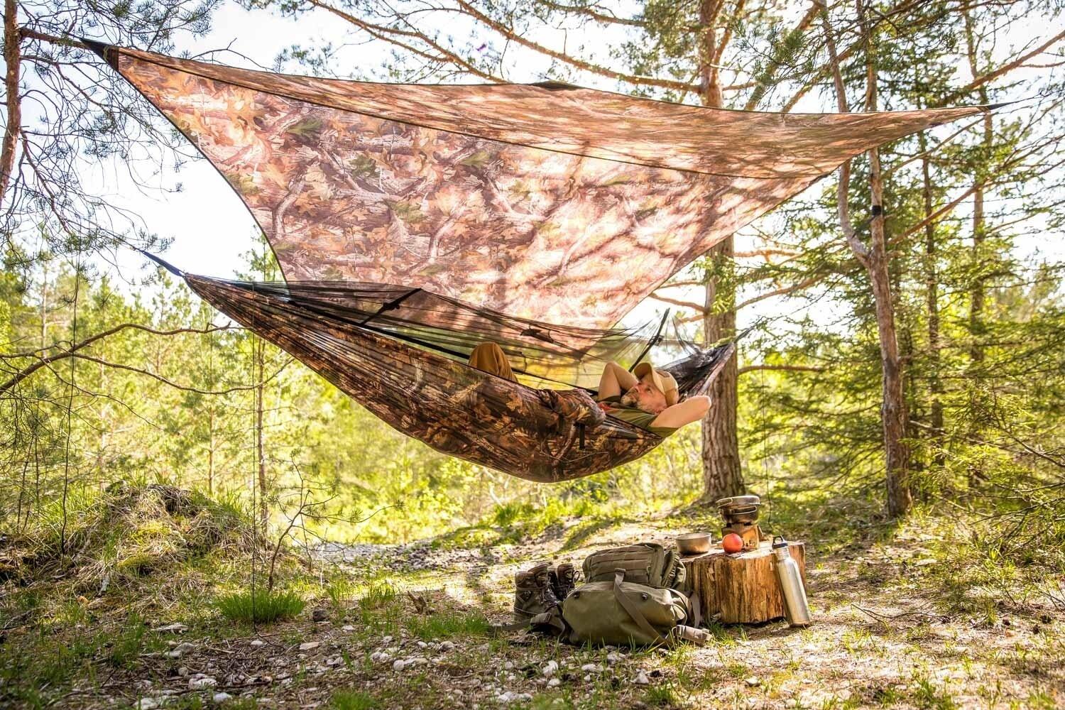 Amazonas Tarp de voyage ultra-léger (imprimé forêt) 5/7