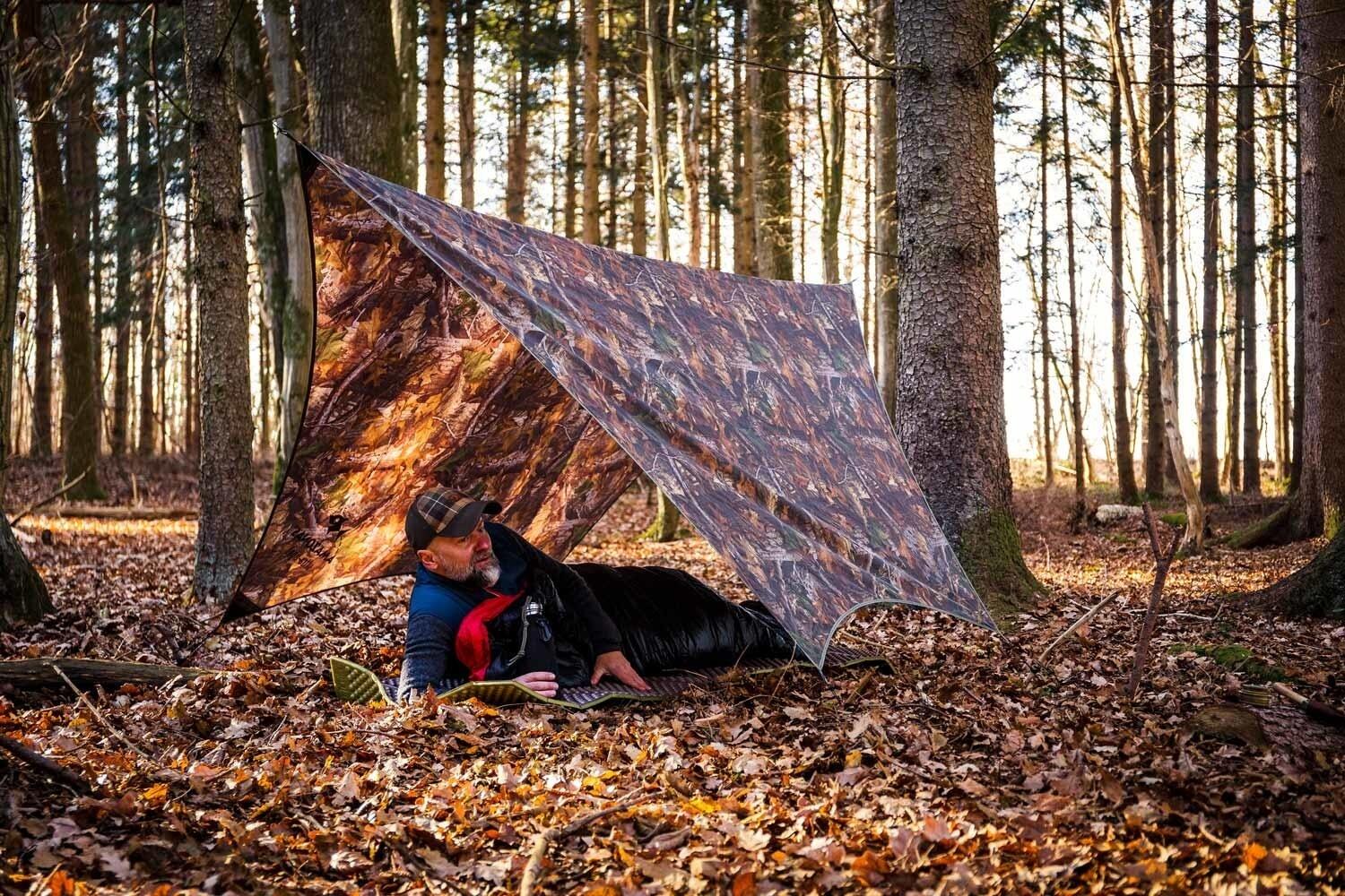 Amazonas Tarp de voyage ultra-léger (imprimé forêt) 6/7