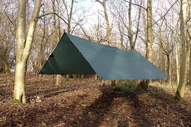 DD Hammocks Tarp 3,5x3,5 Coyote Brown 2/6