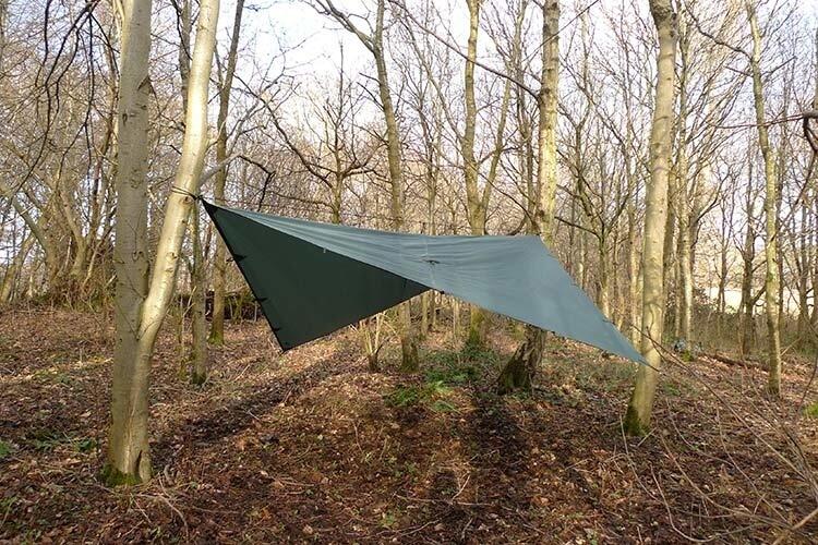 DD Hammocks Tarp 3,5x3,5 Coyote Brown 3/6