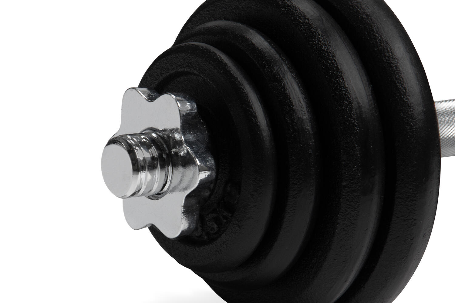 Verstelbare Dumbbellset Pro - Halterset - Gietijzer - 1 x 15 kg 3/6