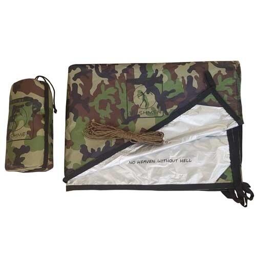 Lona abrigo caça Thermo Tarp 3x3 camuflagem