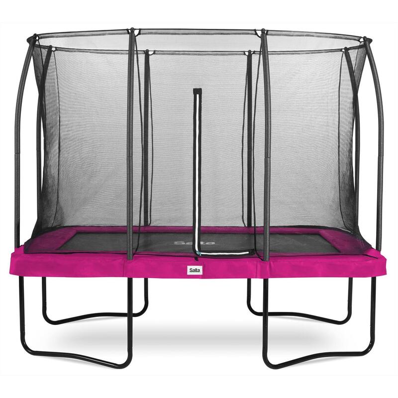 Trampoline - Comfort Edition - 305 x 214 cm - Rectangulaire Rose