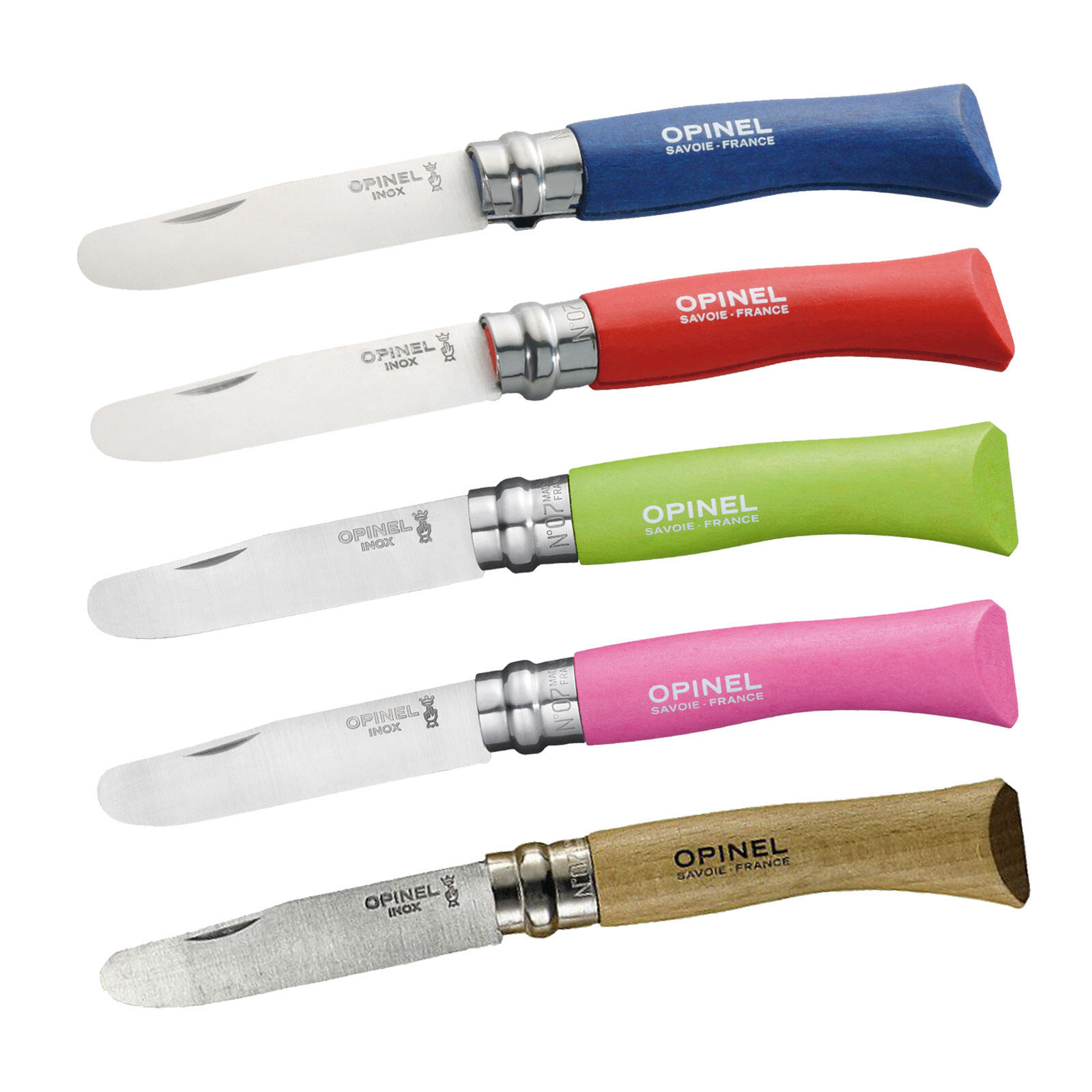 Coltello per bambini da intaglio tascabile Campeggio Legno rotondo 2/5