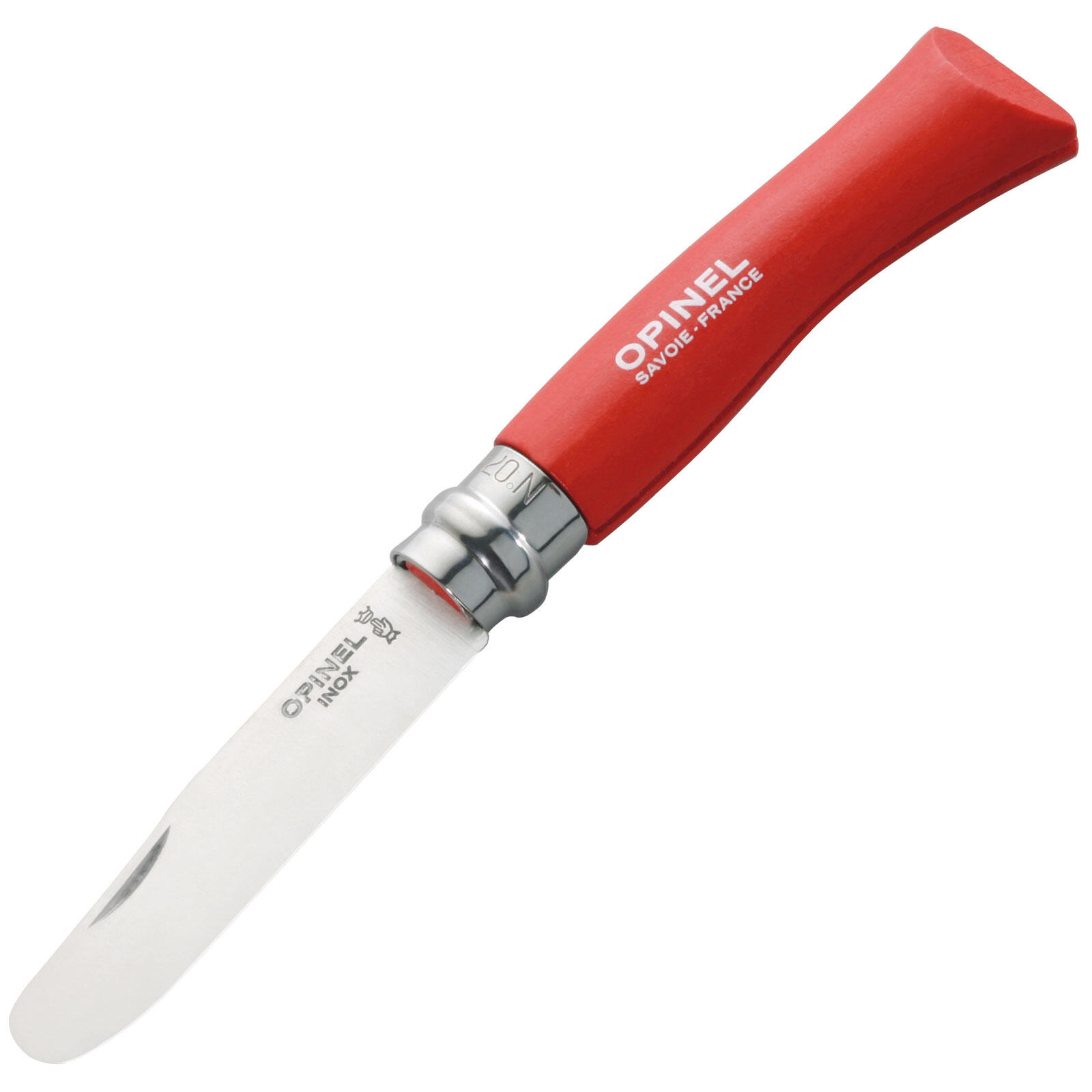 OPINEL Cuchillo para niños trinchar de bolsillo camping madera redonda