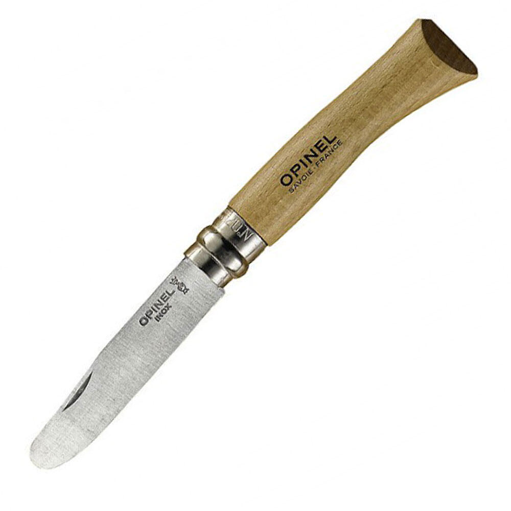 Opinel - Couteau À Sculpter Pour Enfants De Poche Camping Rond En Bois - Couteau - Gris|marron - Taille Unique - Decathlon