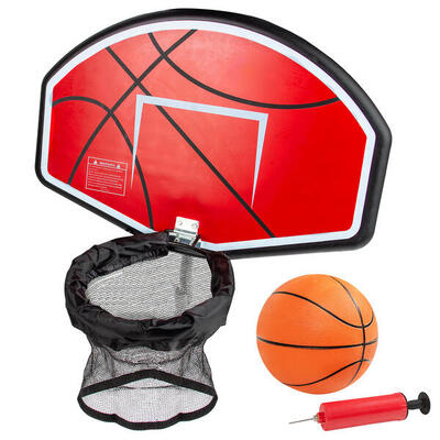 Trampolinebasket - basketbal ring met bal