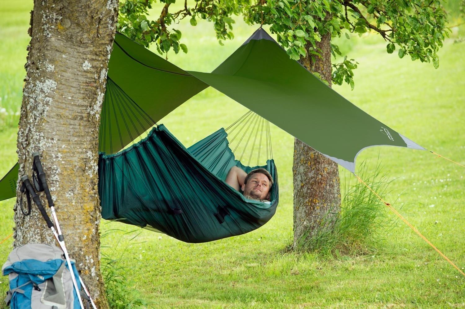Amazonas Ultra-Light Traveller Tarp/ Abdeckplane - Waldgrn | Decathlon