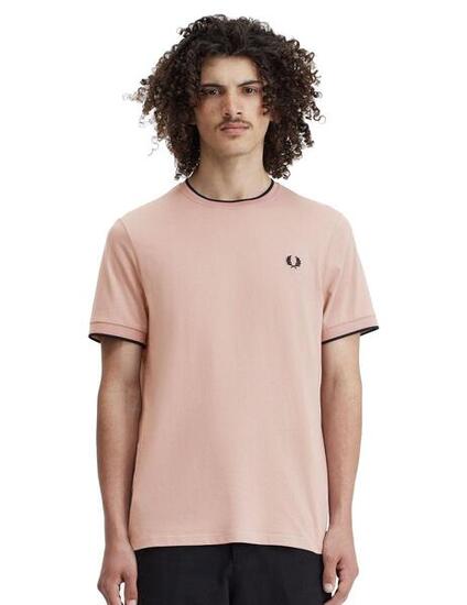 Camisetas para Hombre Fred perry Rosa