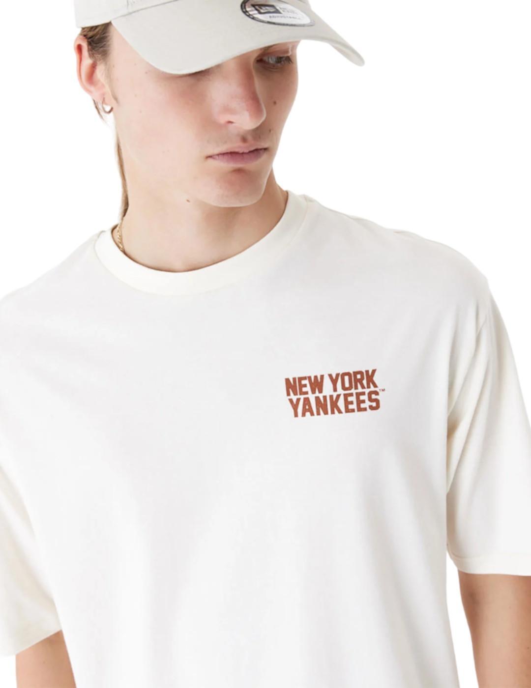 Maglietta da uomo New era New york yankees Bianca 4/5