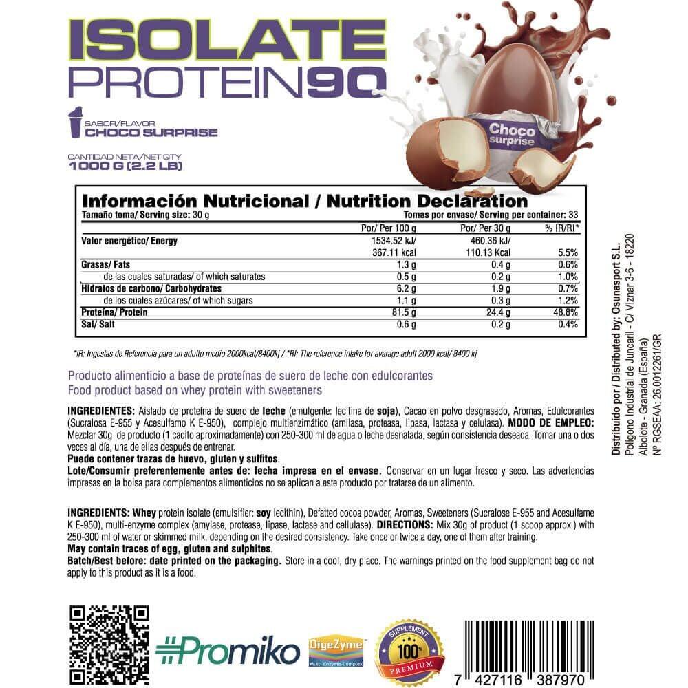 Isolaat 90 CFM - 1 kg Choco Surprise (chocolade-ei) MASmusculo 6/6