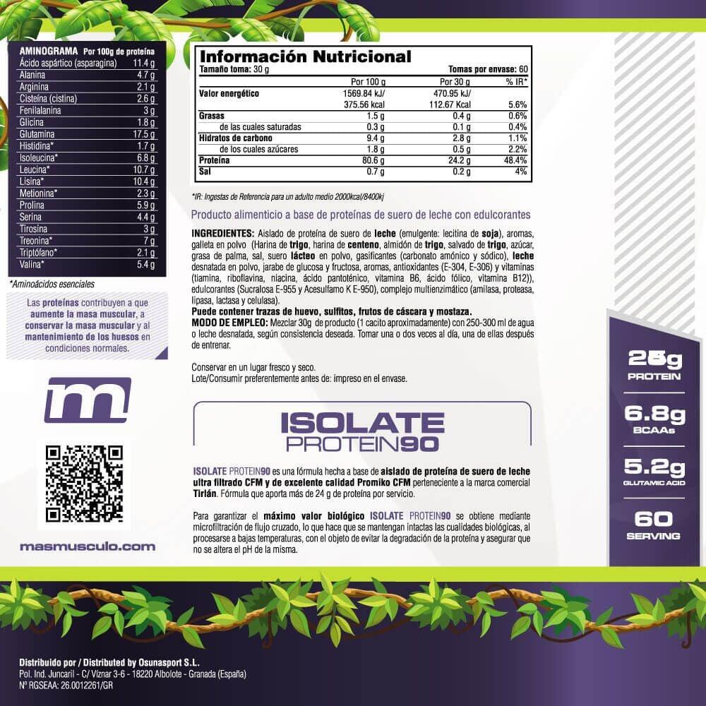 Isolate 90 CFM - 1,8 kg Jurassique blanc blanc de MASmusculo 6/6