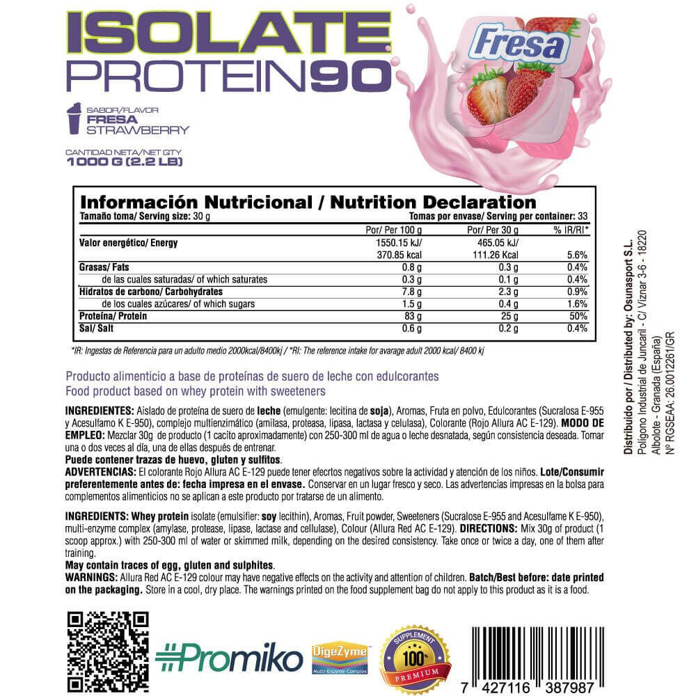 Isolateee 90 CFM – 1 kg Erdbeer-MASmusculo 5/6