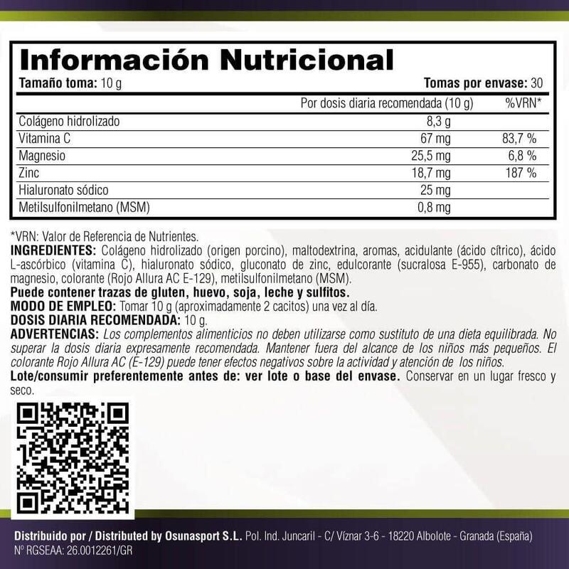 Colágeno con MSM y Vitamina C - 300g Lollipop de MM Supplements