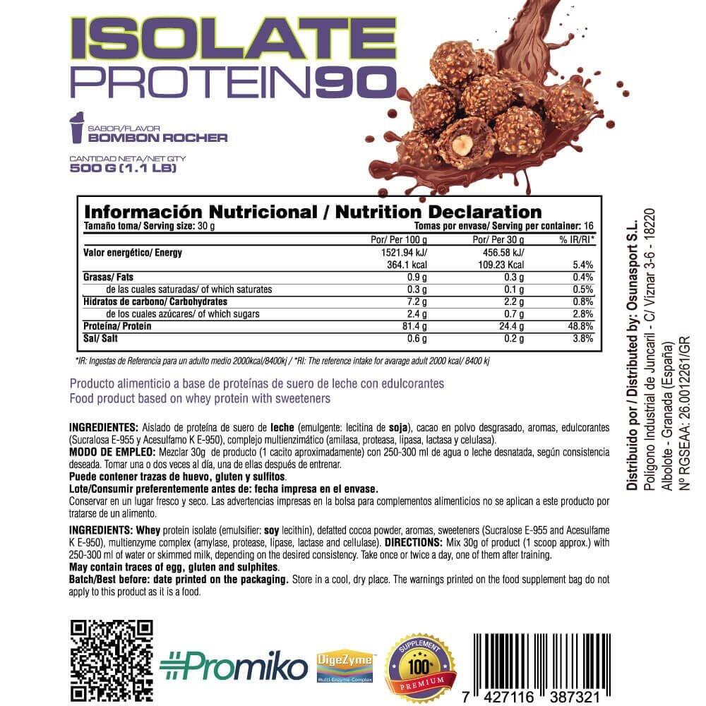 Isolate 90 CFM - 500 g Rocher de MASmusculo 6/6