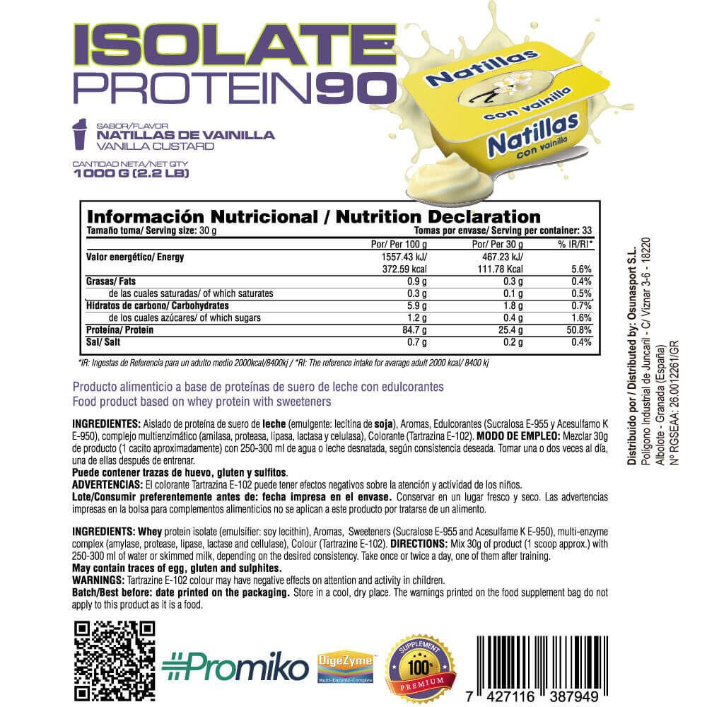 Isolaat 90 CFM - 1 kg vanillevla MASmusculo 5/6