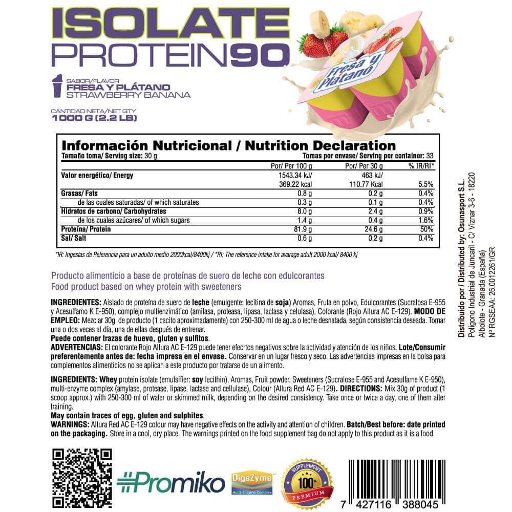 Isolaat 90 CFM - 1 kg aardbei-banaan MASmusculo 6/6
