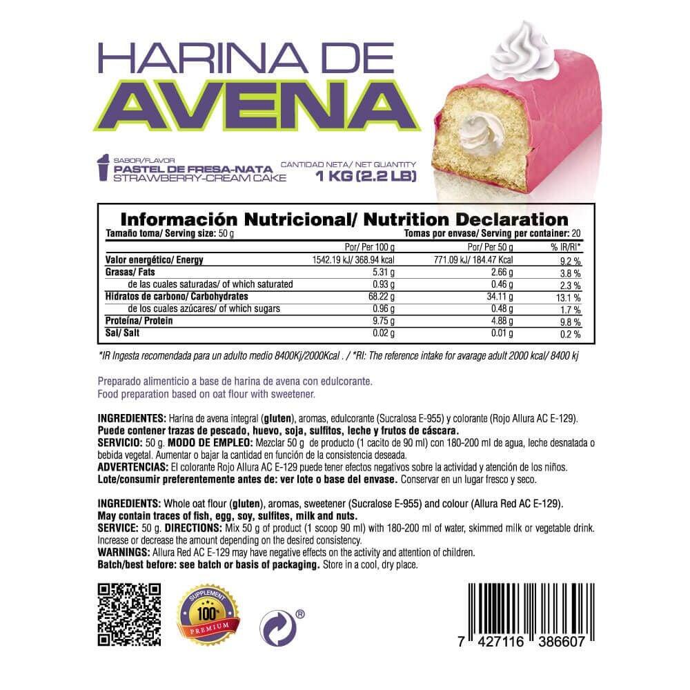Harina de Avena - 1Kg Pantera Rosa - Pastelito de Fresa MASMUSCULO 6/6