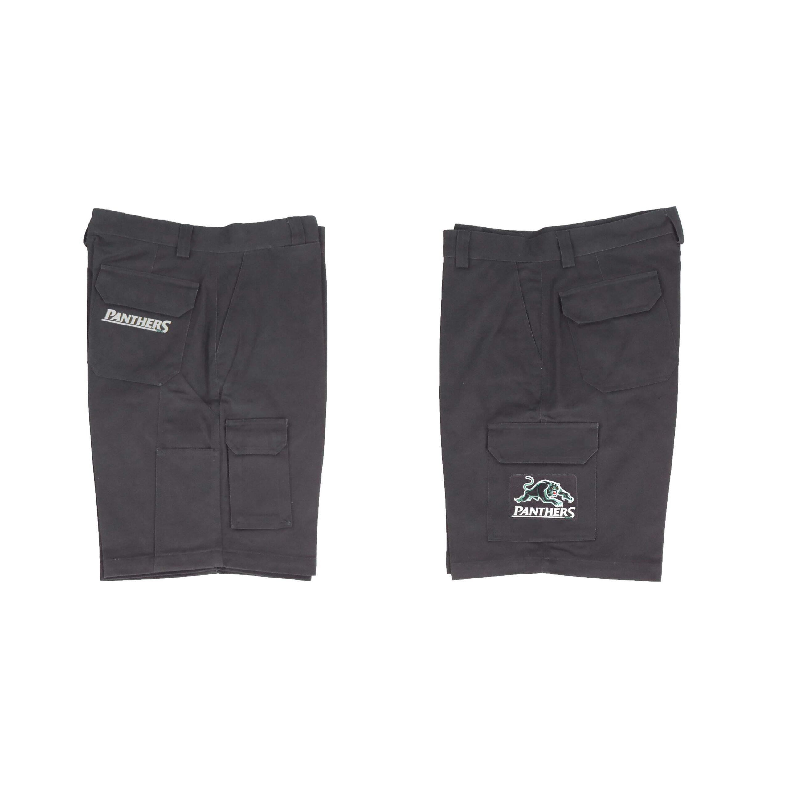 Penrith Panthers NRL Cargo Work Shorts - Short Pants Black