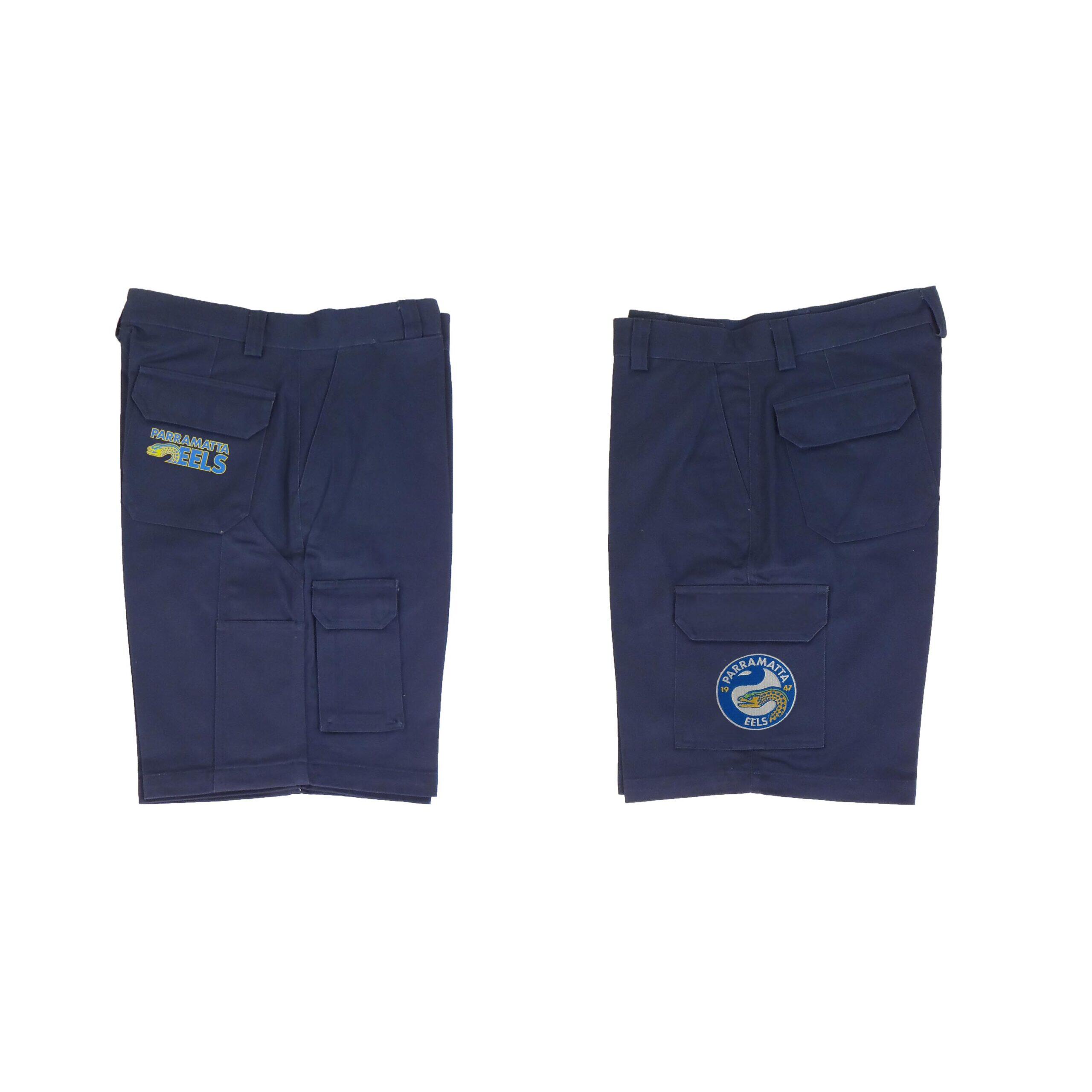 Parramatta Eels NRL Cargo Work Shorts - Short Pants Navy