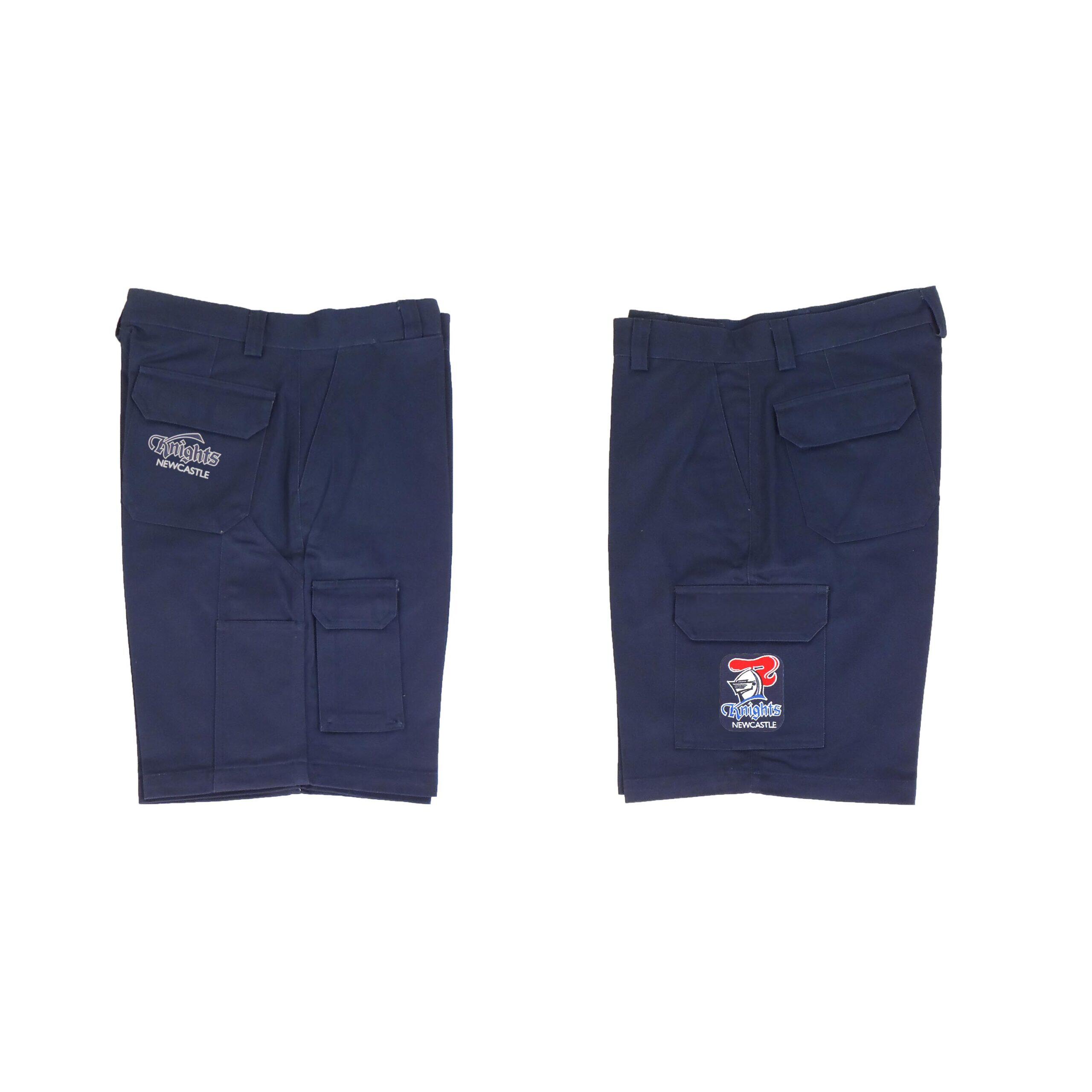 Newcastle Knights NRL Cargo Work Shorts - Short Pants Navy