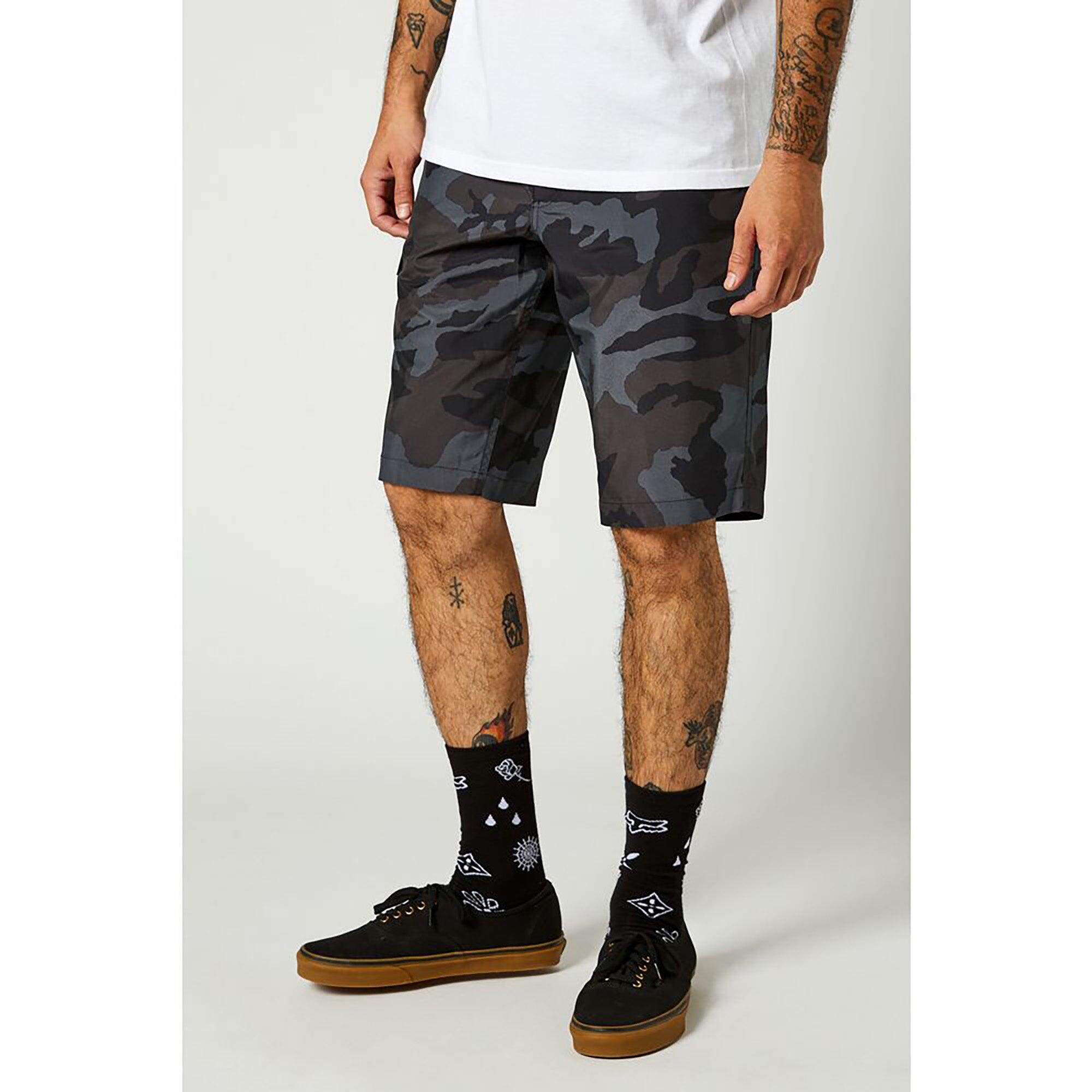 Fox Essex Tech Print Mens Cargo Shorts