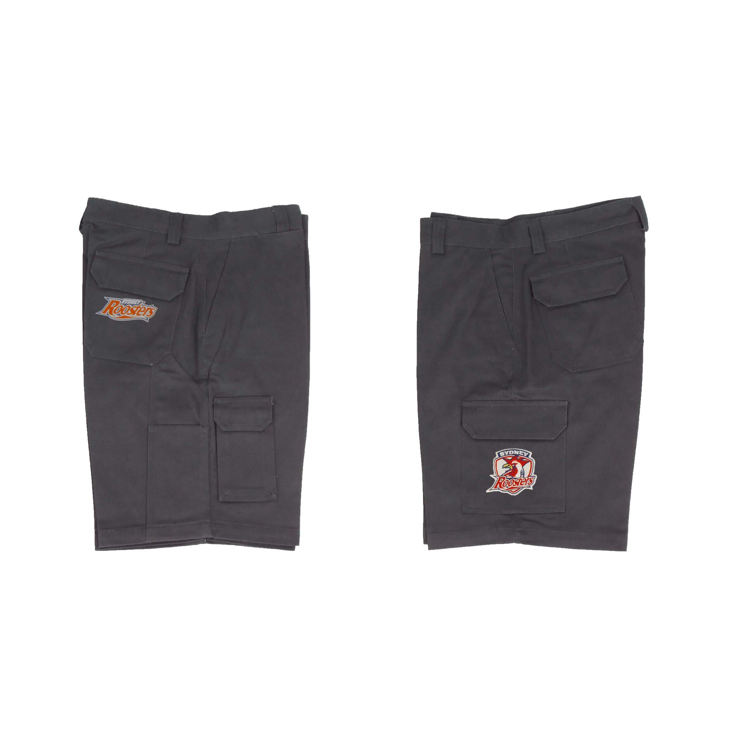 Sydney Roosters NRL Cargo Work Shorts - Short Pants Black