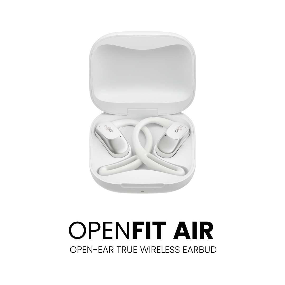 【新品最安値】SHOKZ OPENFIT AIR ホワイト Shokz OpenFit Air White Open-Ear True Wireless Earbuds