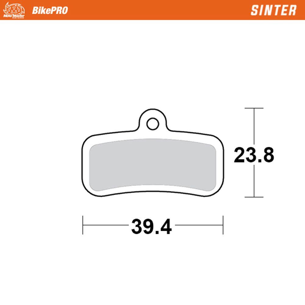 Pastillas de freno Bici Sinter Shimano tipo D 2/4