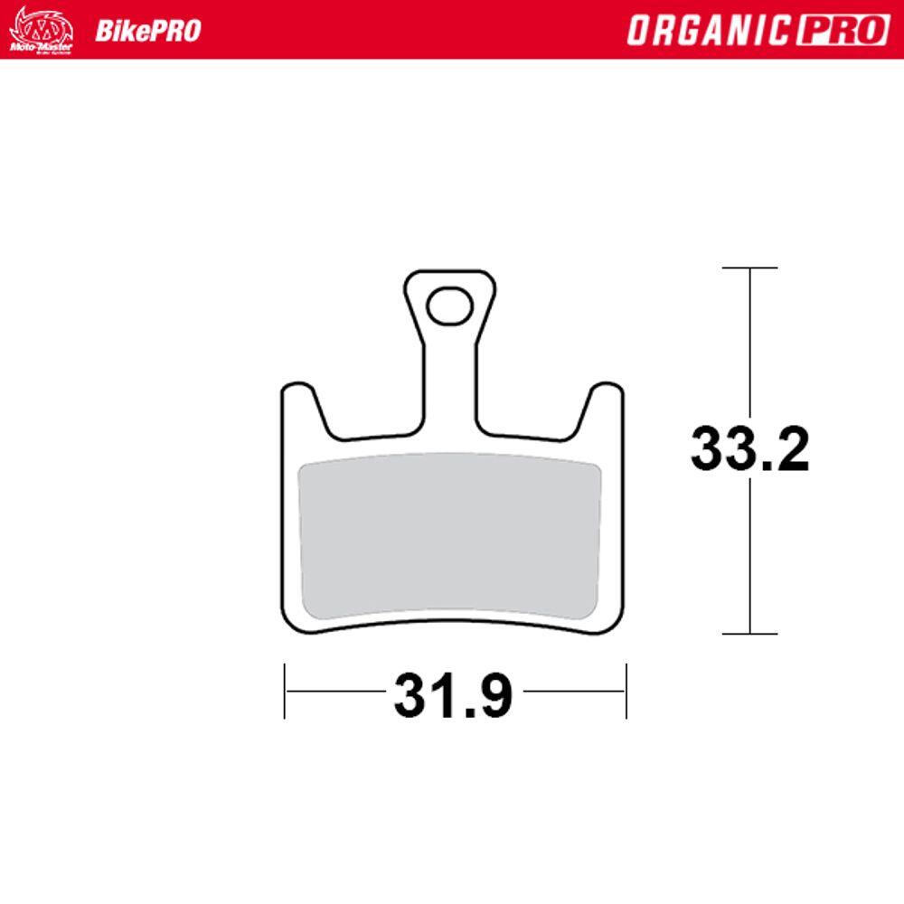 Plaquettes de frein de vélo OrganicPro  - Hayes Prime 2/4