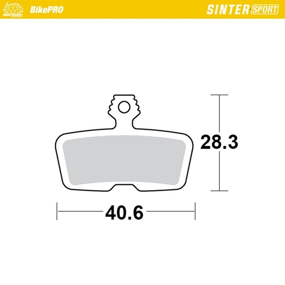 Pastillas Freno Bici SinterSport Avid Code R, Sram Guide RE Mojado 2/4