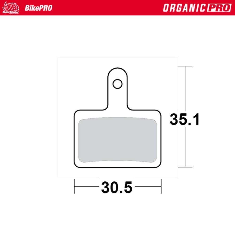 OrganicPro-fietsremblokken, ideaal voor professioneel gebruik - Shimano B-type 2/4