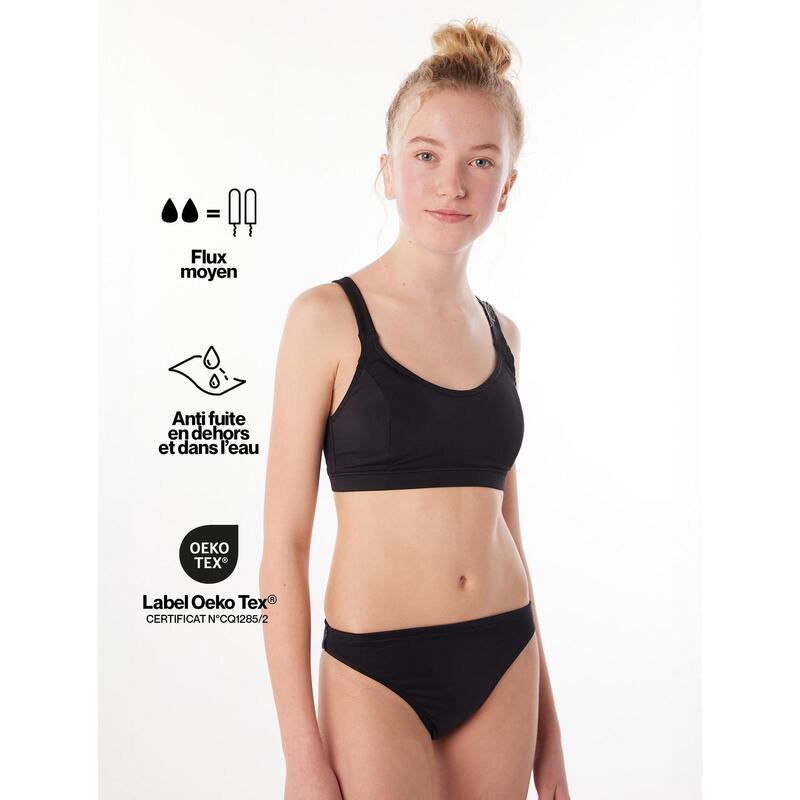 Culotte de Bain Menstruel Bikini ado