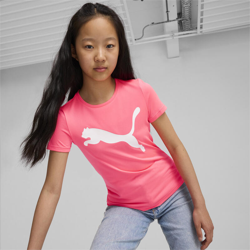 Active T-Shirt Mädchen PUMA Sunset Glow Pink