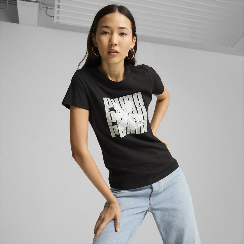 GRAPHICS T-shirt voor dames PUMA Black