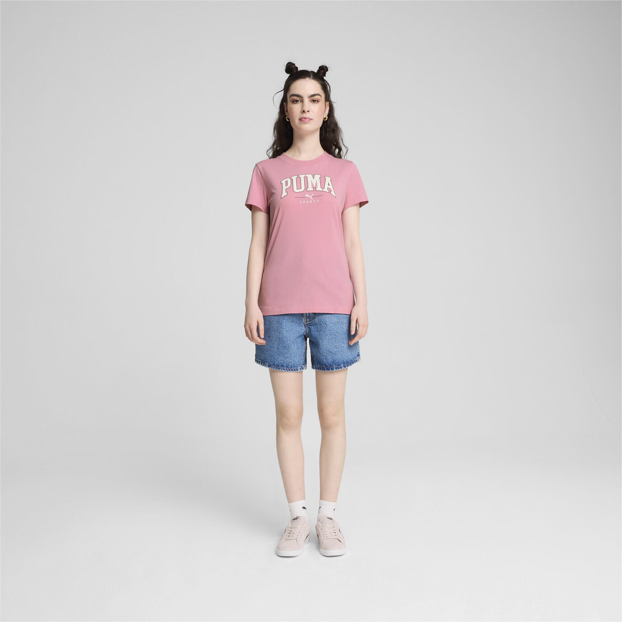 T-shirt à imprimés PUMA SQUAD Femme PUMA Mauved Out Pink 2/7